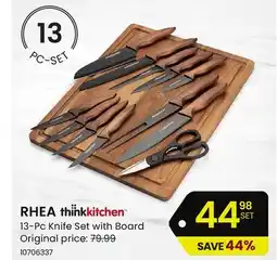 Stokes Rhea 13-pc Knife Set with Board offer