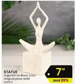 Stokes STATUE Yoga Girl on Block offer