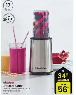 Stokes 17-Pc Set Electric Blender ULTIMATE SANTÉ offer