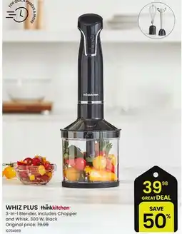 Stokes WHIZ PLUS 3-in-1 Blender offer