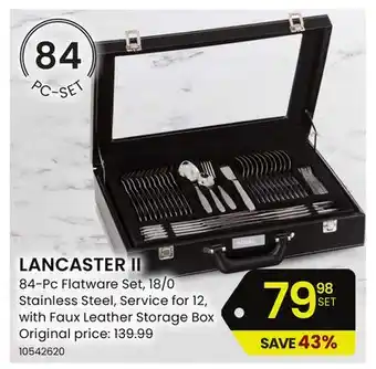 Stokes LANCASTER II 84-Pc Flatware Set offer