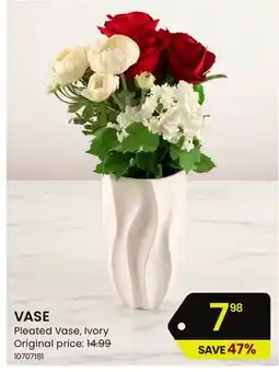 Stokes VASE Pleated Vase offer