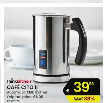 Stokes CAFÉ CITO II Automatic Milk Frother offer