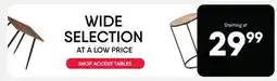 Meubles RD SHOP ACCENT TABLES offer