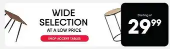 Meubles RD SHOP ACCENT TABLES offer