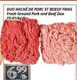 Supermarché PA DUO HACHÉ DE PORC ET BOEUF FRAIS | Fresh Ground Pork and Beef Duo offer
