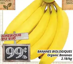 Supermarché PA BANANES BIOLOGIQUES | Organic Bananas offer