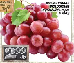 Supermarché PA RAISINS ROUGES BIOLOGIQUES | Organic Red Grapes offer