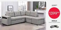 Meubles RD Ariella - Convertible Sectional with Side Chaise, Storage, and Expandable Ottoman offer