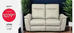 Meubles RD Luther - Genuine Leather Power Reclining Loveseat offer