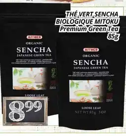 Supermarché PA THÉ VERT SENCHA BIOLOGIQUE MITOKU | Premium Green Tea offer