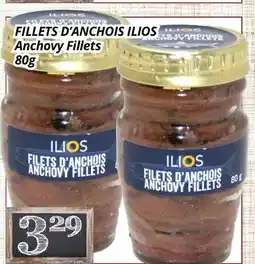 Supermarché PA FILLETS D'ANCHOIS ILIOS |Anchovy Fillets offer