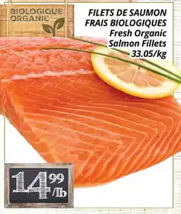 Supermarché PA FILETS DE SAUMON FRAIS BIOLOGIQUES | Fresh Organic Salmon Fillets offer