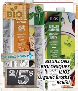 Supermarché PA BOUILLONS BIOLOGIQUES ILIOS | Organic Broths offer