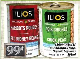 Supermarché PA LÉGUMINEUSES BIOLOGIQUES ILIOS | Organic Legumes offer