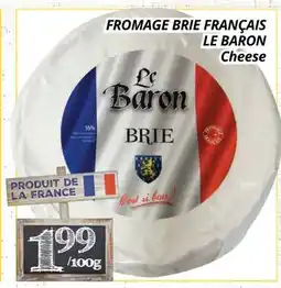 Supermarché PA FROMAGE BRIE FRANÇAIS LE BARON | Cheese offer