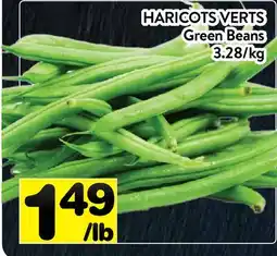 Supermarché PA HARICOTS VERTS | Green Beans offer