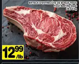Supermarché PA BIFTECK D'ENTRECÔTE DE BOEUF FRAIS | Fresh Beef Rib Steak offer