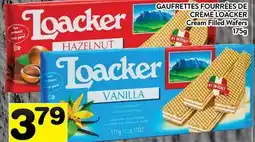 Supermarché PA GAUFRETTES FOURRÉES DE CRÈME LOACKER | Cream Filled Wafers offer