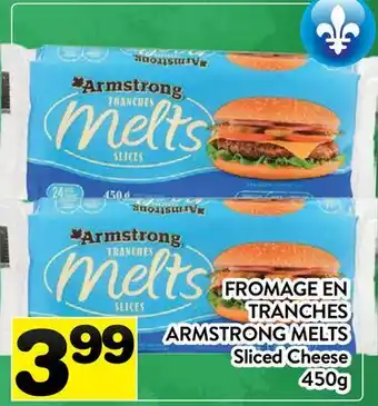 Supermarché PA FROMAGE EN TRANCHES ARMSTRONG MELTS | Sliced Cheese offer