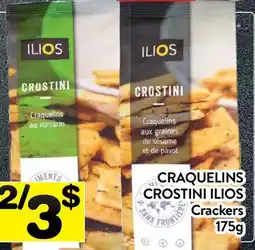 Supermarché PA CROSTINI CROSTINI ILIOS | Crackers offer