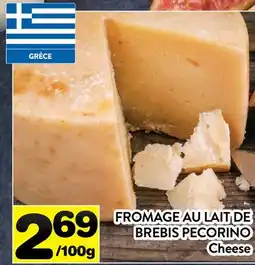 Supermarché PA FROMAGE AU LAIT DE BREBIS PECORINO | Cheese offer