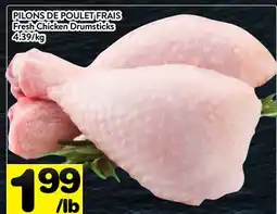 Supermarché PA PILONS DE POULET FRAIS | Fresh Chicken Drumsticks offer