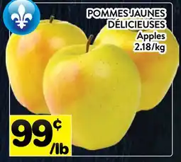 Supermarché PA POMMES JAUNES DÉLICIEUSES | Apples offer
