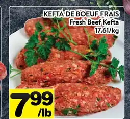 Supermarché PA KEFTA DE BOEUF FRAIS | Fresh Beef Kefta offer
