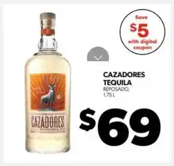 Real Canadian Liquorstore Cazadores Tequila offer