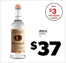 Real Canadian Liquorstore Tito's Vodka offer