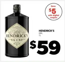 Real Canadian Liquorstore Hendrick's Gin offer