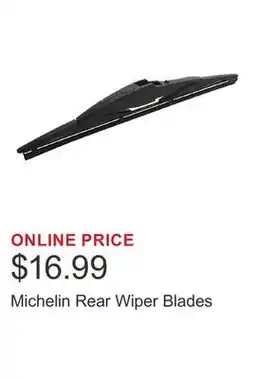 Costco Michelin Rear Wiper Blades offer