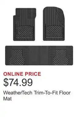 Costco WeatherTech Trim-To-Fit Floor Mat offer