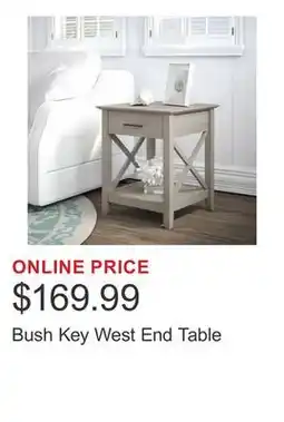 Costco Bush Key West End Table offer