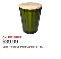 Costco Sand + Fog Scented Candle, 57 oz offer