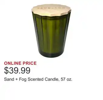 Costco Sand + Fog Scented Candle, 57 oz offer
