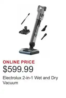 Costco Electrolux 2-in-1 Wet and Dry Vacuum offer