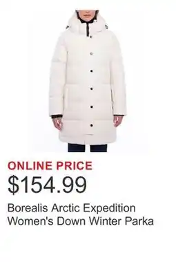 Costco Borealis Arctic Expedition Women's Down Winter Parka offer