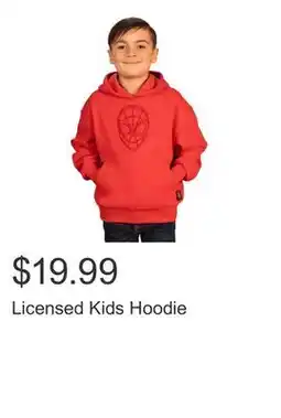 Costco Licensed Kids Hoodie offer