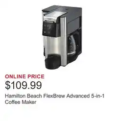 Costco Hamilton Beach FlexBrew Advanced 5-in-1 Coffee Maker offer