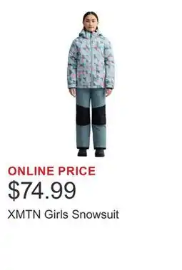 Costco XMTN Girls Snowsuit offer