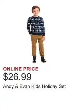 Costco Andy & Evan Kids Holiday Set offer