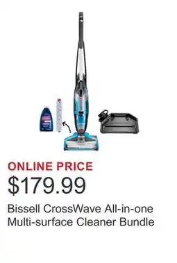 Costco Bissell CrossWave All-in-one Multi-surface Cleaner Bundle offer