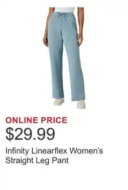 Costco Infinity Linearflex Women's Straight Leg Pant offer