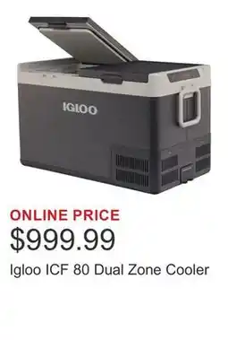 Costco Igloo ICF 80 Dual Zone Cooler offer