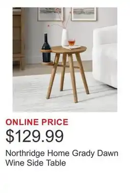 Costco Northridge Home Grady Dawn Wine Side Table offer