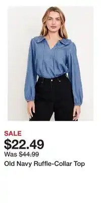 Old Navy Old Navy Ruffle-Collar Top offer