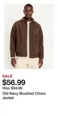 Old Navy Old Navy Brushed Chore Jacket offer