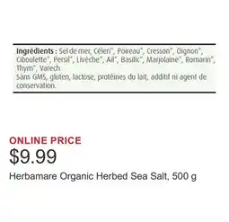 Costco Herbamare Organic Herbed Sea Salt, 500 g offer